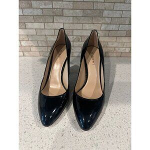 M. GEMI Revista Pump Heels in Black Patent Leather